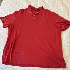 Polo by Ralph Lauren Men's Red Polo Shirt